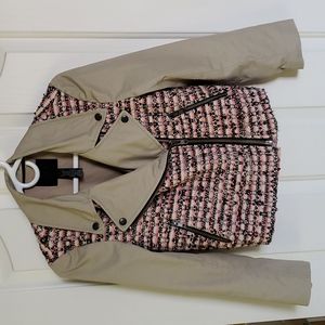 J Crew Collection Tweed Moto Jacket
